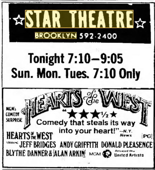 Star Theatre - Jan 17 1976